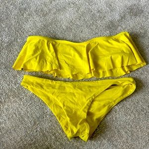 Yellow bikini set